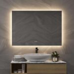 90 cm brede badkamerspiegel met instelbare lichtkleur