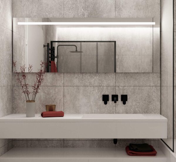LED badkamer spiegel met verwarming en sensor