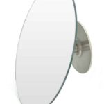 Optie make-up spiegel 2: zwenkbare voet, 15 cm doorsnede, 5 cm diep, 3x vergrotend, inclusief plakstrip