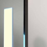 LED spiegel met nette aluminium zijafwerking