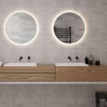 2 ronde spiegels met led verlichting