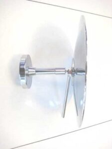 Ronde scheerspiegel make-up spiegel, 20 cm, 3x vergrotend