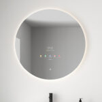 Slimme badkamer spiegel met Android, touch screen, verlichting en spiegelverwarming