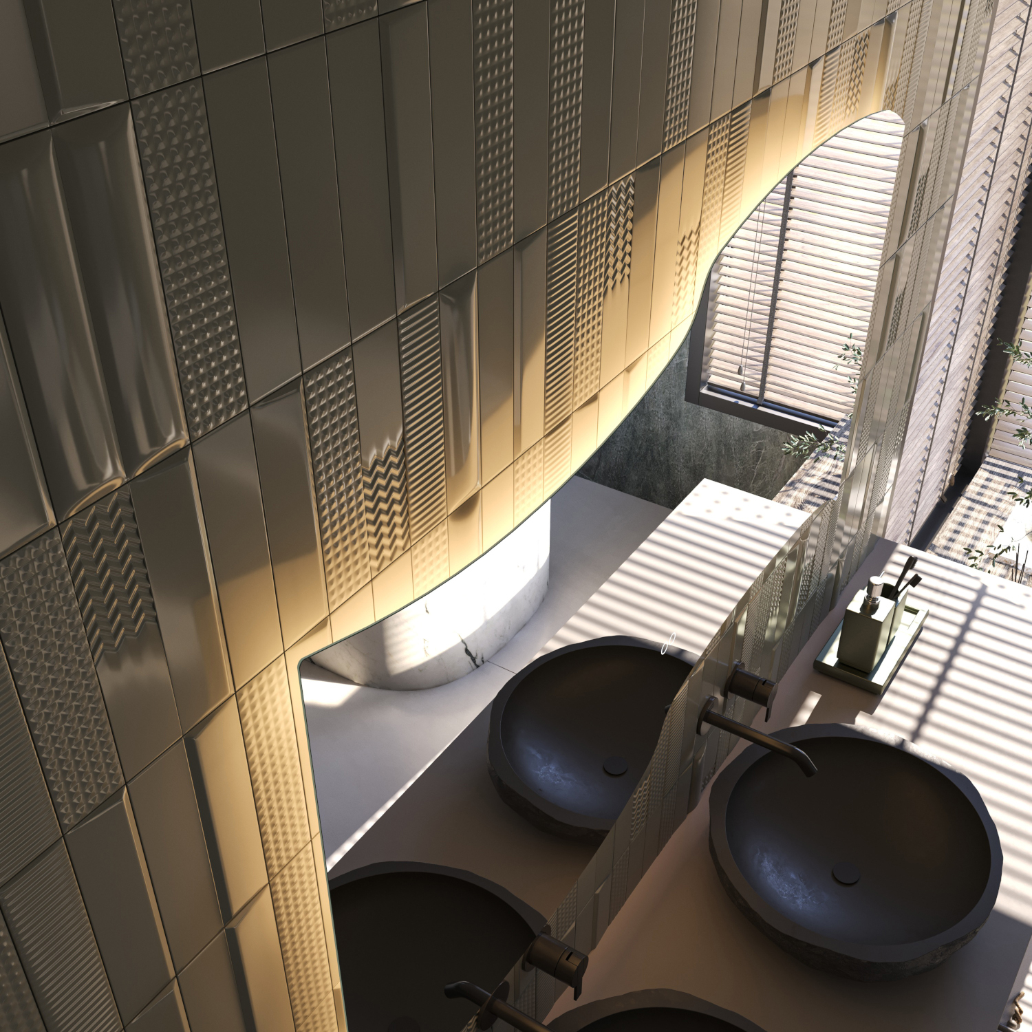 De LED verlichting zit netjes verborgen achter een licht doorlatend profiel. Hierdoor zijn de LED punten niet zichtbaar en wordt de LED strip tevens beschermd tegen de invloed van vocht en stof