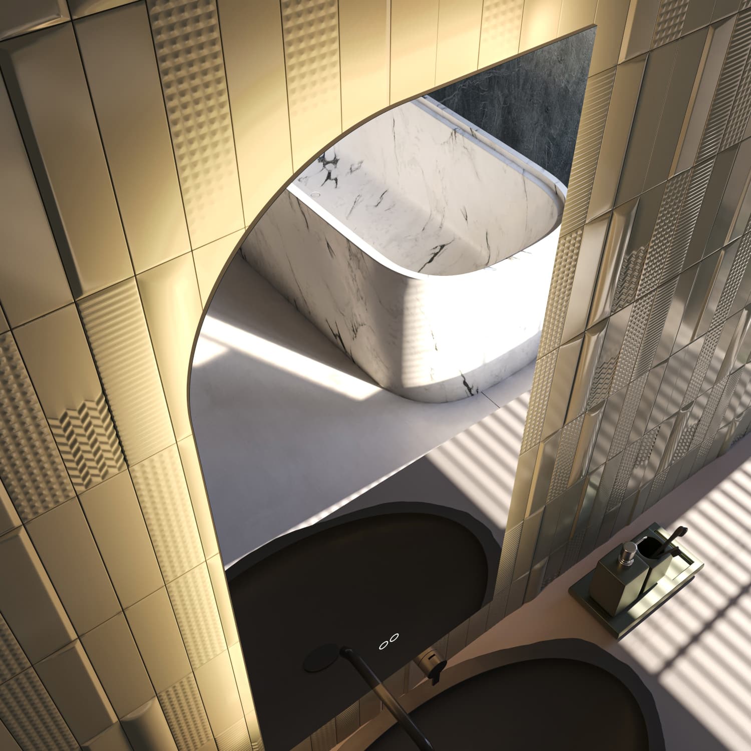 De LED verlichting zit netjes verborgen achter een licht doorlatend profiel. Hierdoor zijn de LED punten niet zichtbaar en wordt de LED strip tevens beschermd tegen de invloed van vocht en stof